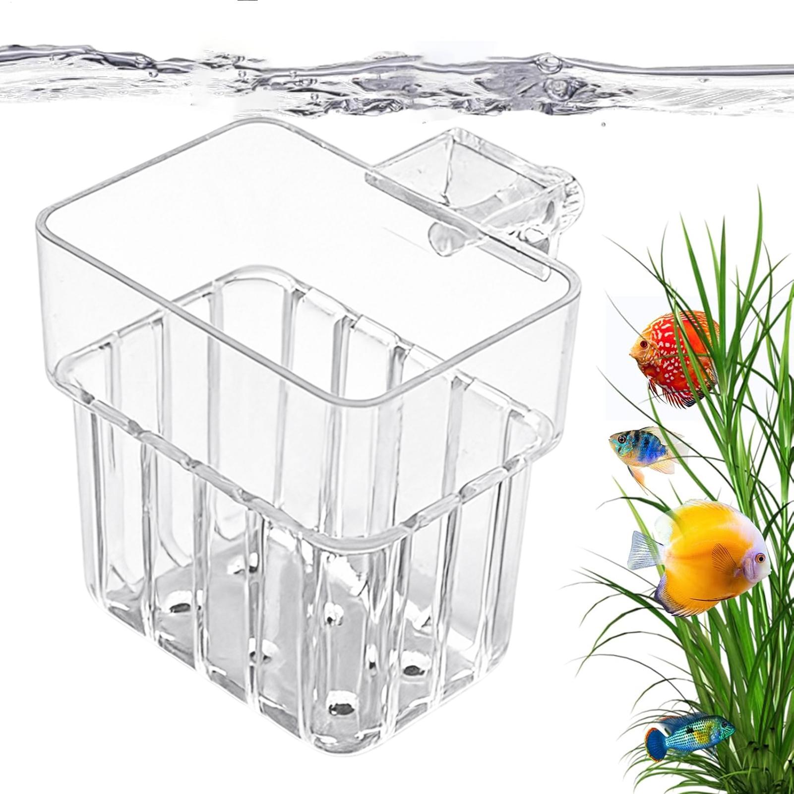Plant Aquarium Pot - 투명한 걸이형 수족관 식물 홀더 화분
