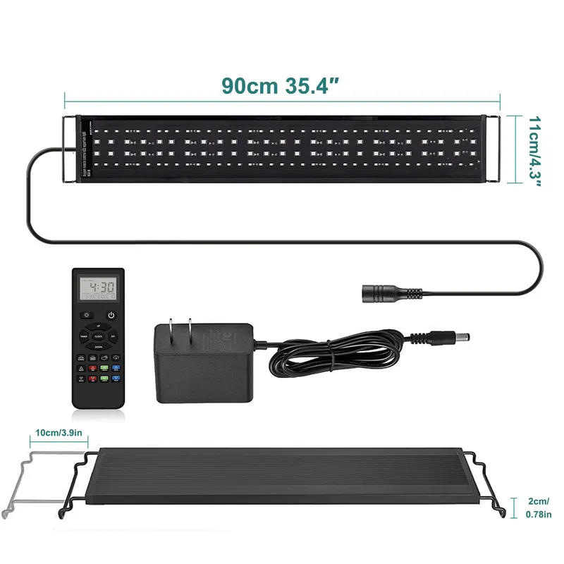 Live Plant Aquarium - 시로카 90cm 리모컨 스마트 LED 수족관