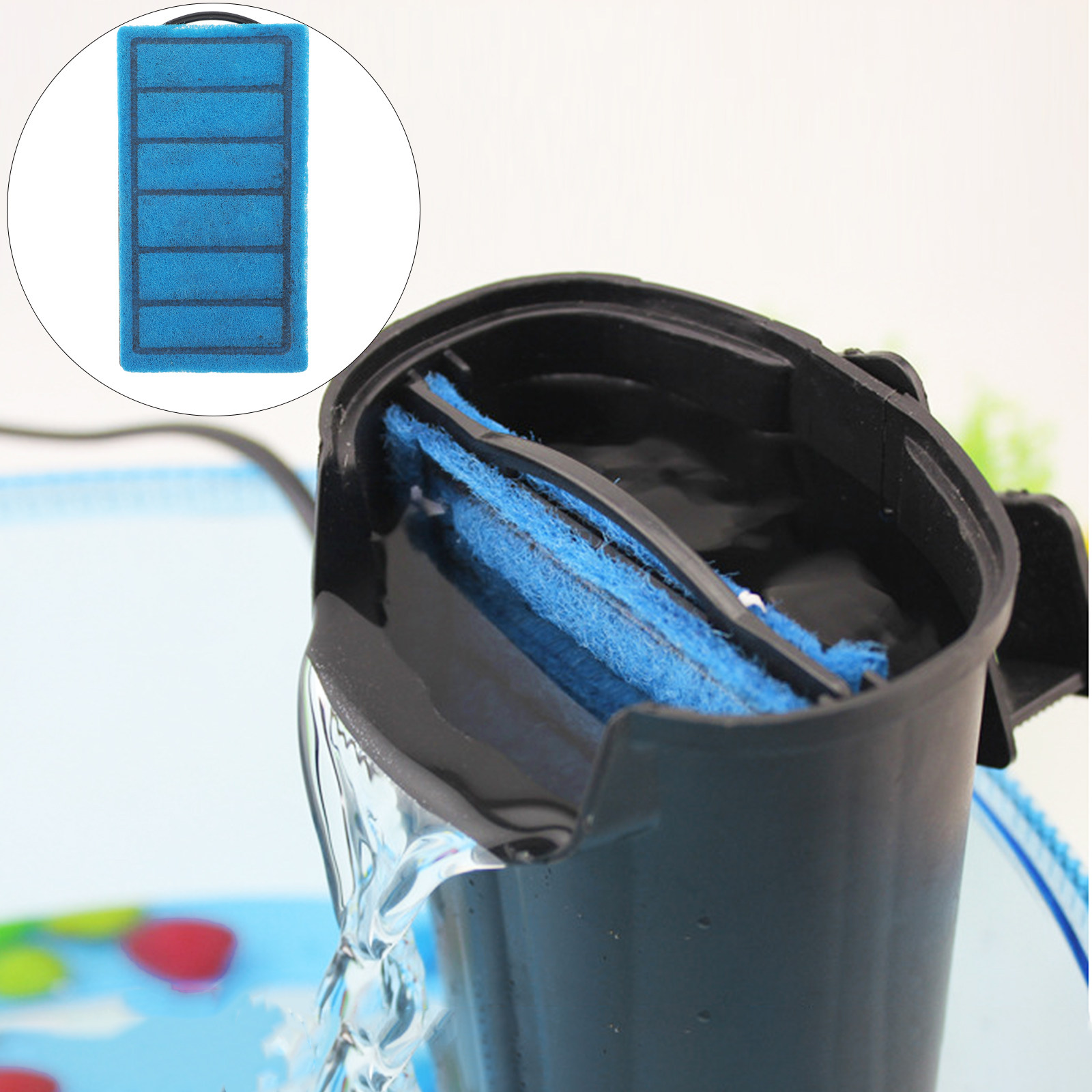 Aquarium Planted Tank Filter - 3개입 수족관 필터 패드, 고밀도 스펀지,