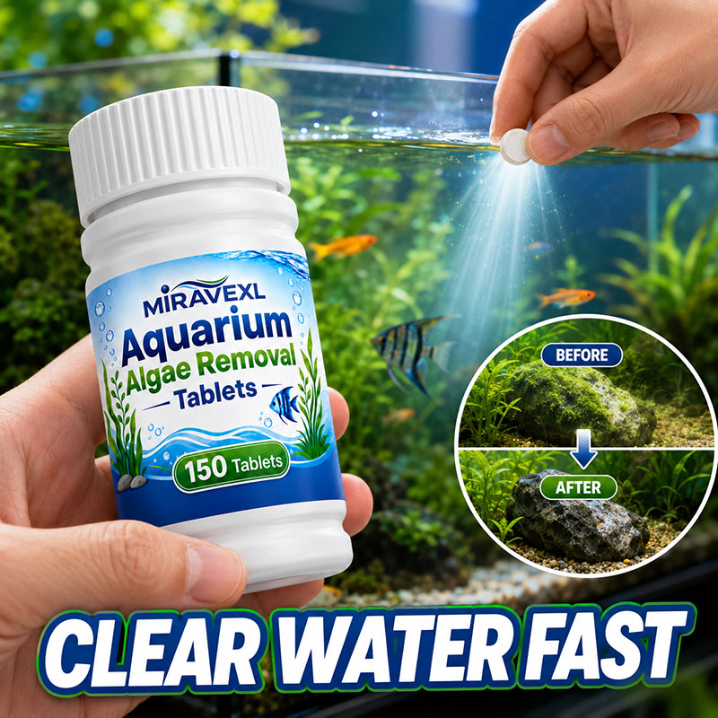 Aquarium Moss - 미라베엑스엘 150 수족관 조류 제거 정제,