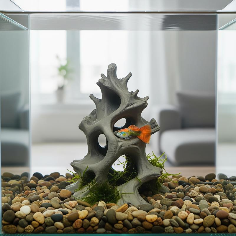 Aquarium Plant Substrate - 숨겨진 다중 구멍이 있는 천연 드리프트우드