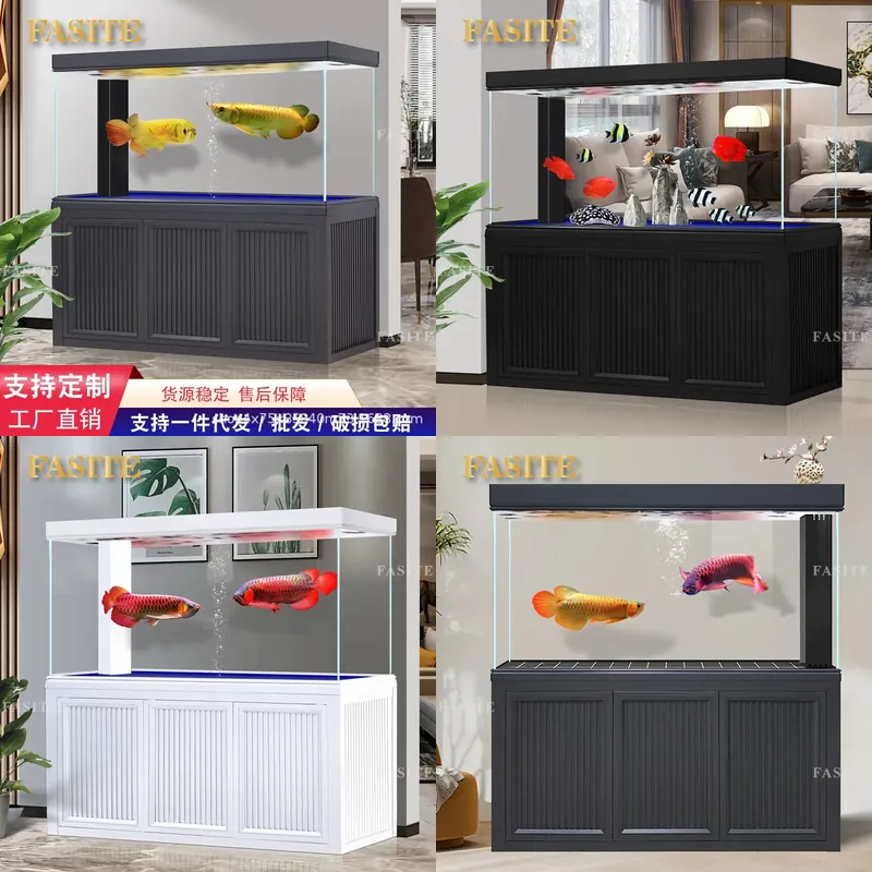 Aquarium Planted Tank Filter - 울트라 화이트 글래스 아로와나 수조 바닥