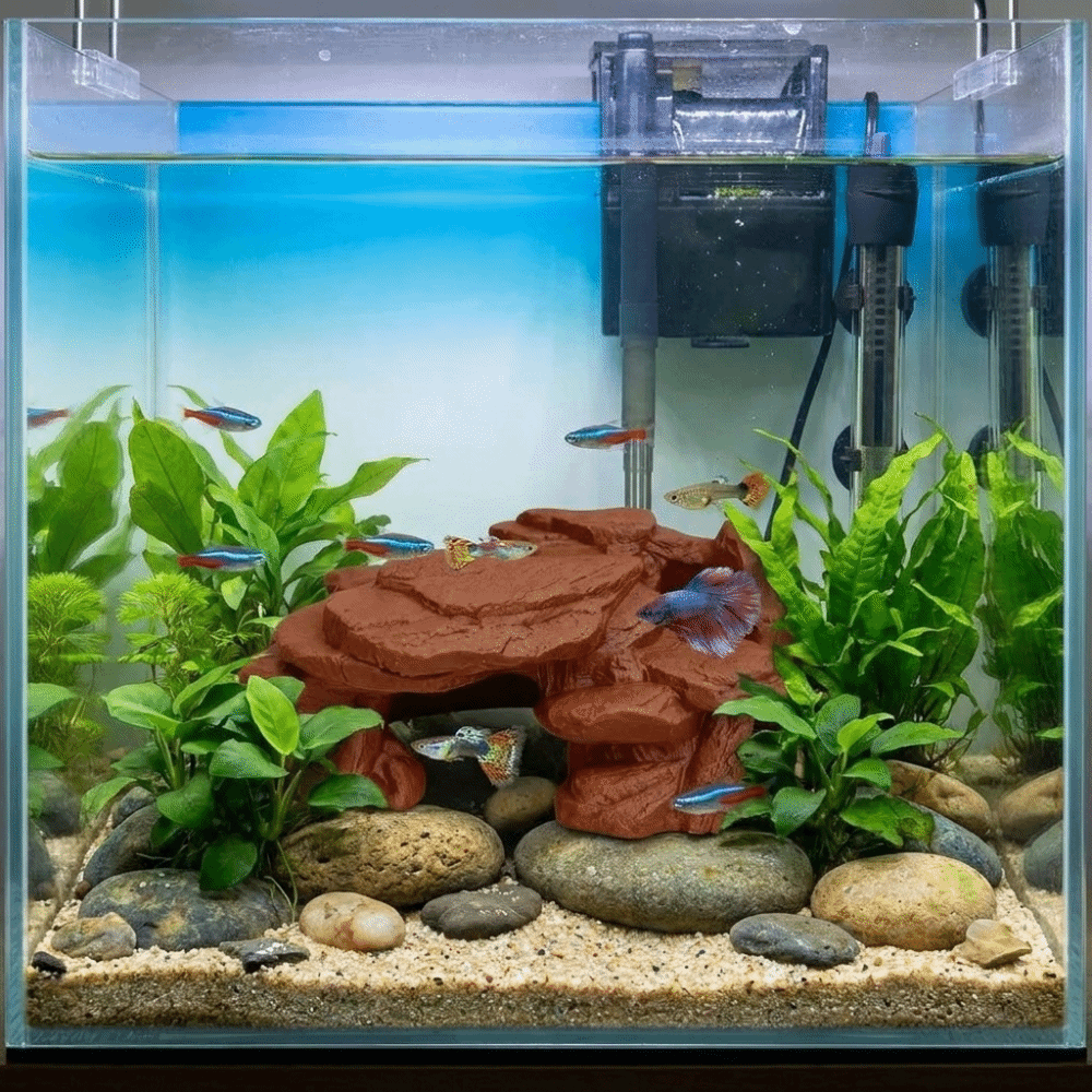 3D 프린팅 어항 석가산 장식품 사실적인 질감의 모조  - Aquarium Plants Live 리뷰 및 가격