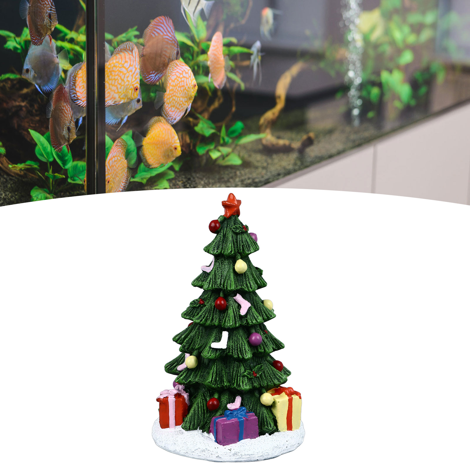 ZK20 크리스마스 어항 장식, 절묘한 아름다운 송진  - Aquarium Plant Substrate 리뷰 및 가격