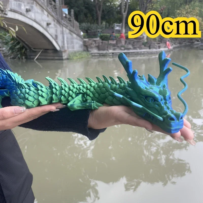 90cm 3D 프린팅 중국 용 피규어 관절형 용 장식품 - Planted Tank 리뷰 및 가격