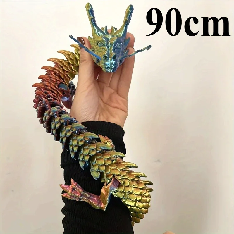 90cm 3D 프린팅 중국 용 피규어 관절형 용 장식품 - Planted Tank 리뷰 및 가격