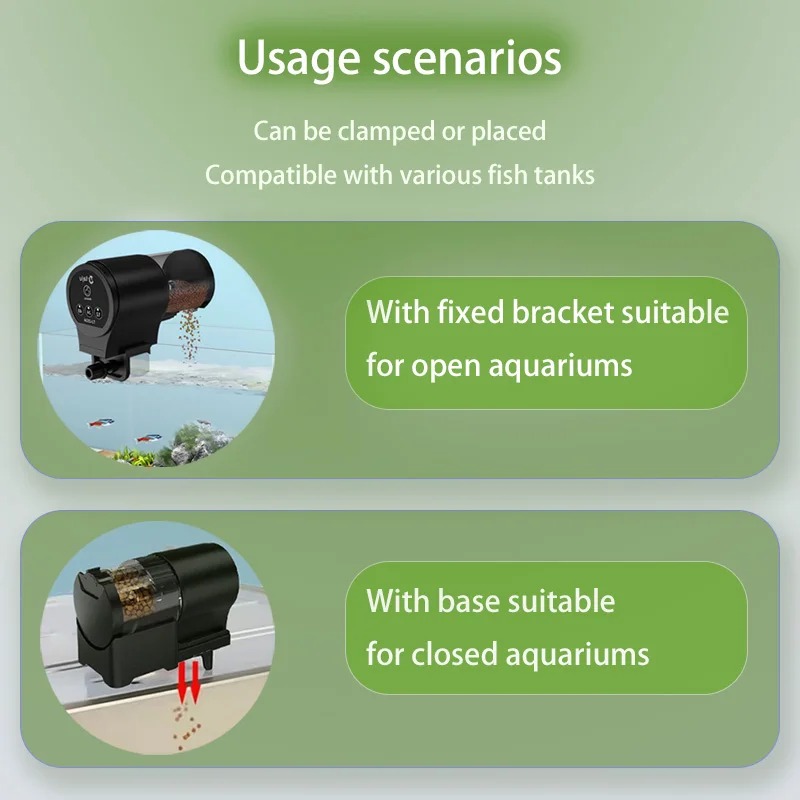 어항 자동 급식기 지능형 타이머 급식기 관상어 거북이  - Aquarium Fertilizer 리뷰 및 가격