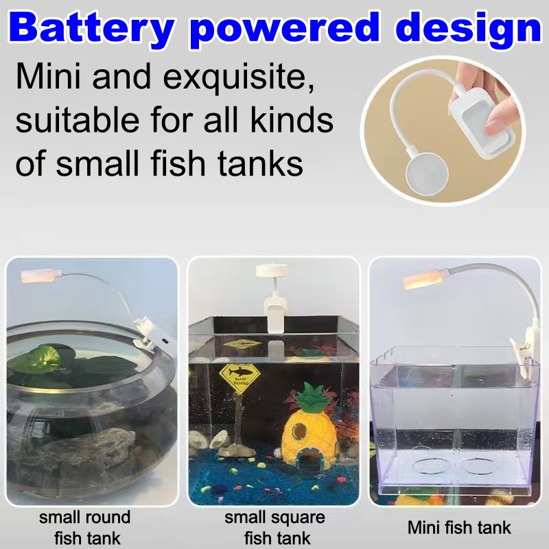 LED 수족관 조명 클립형 어항 조명 360 °   소 - Aquarium Plant Light 리뷰 및 가격