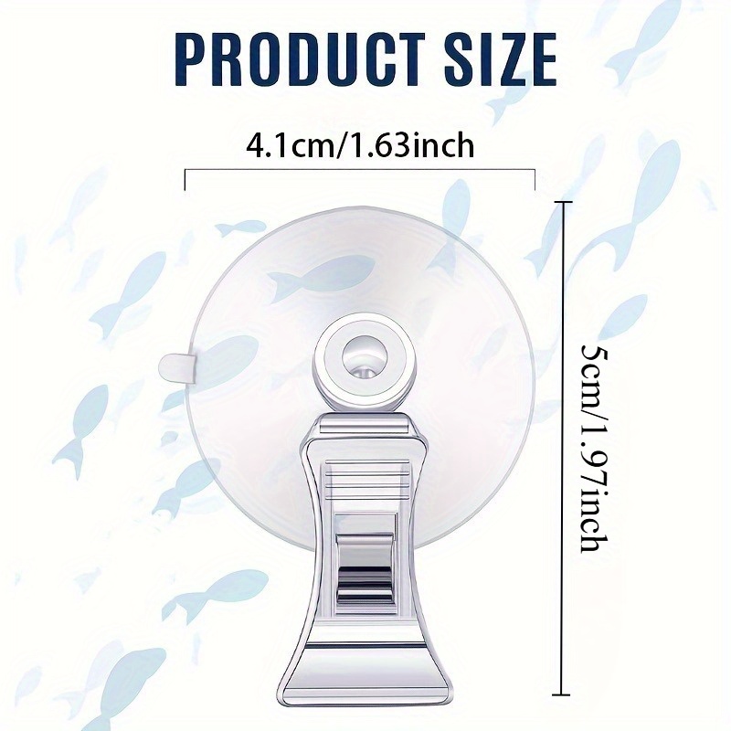 8pcs 물고기 해초 클립 식물 흡입 컵 클립 피드 홀 - Aquarium Plant Holder 리뷰 및 가격