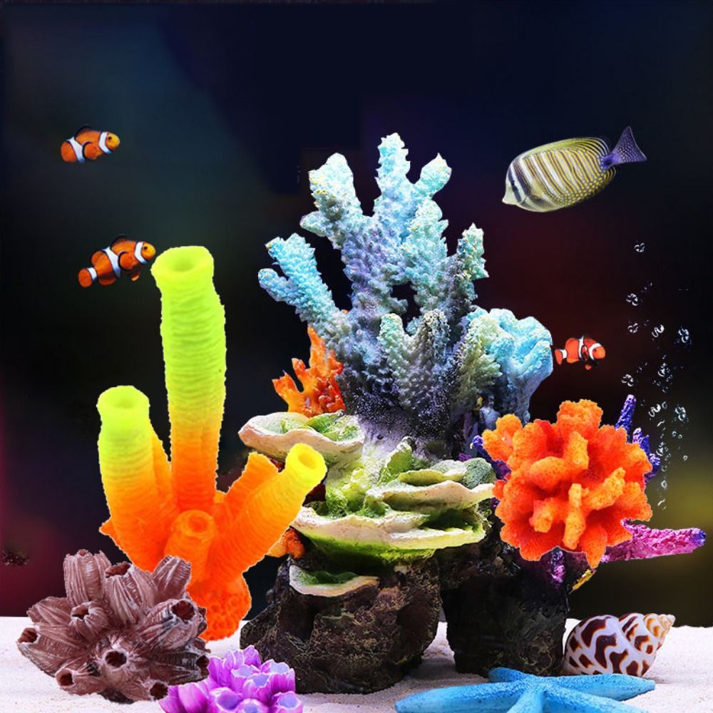 다채로운 1PC 실물 같은 인공 시뮬레이션 수중 바다  - Aquarium Plant Substrate 리뷰 및 가격