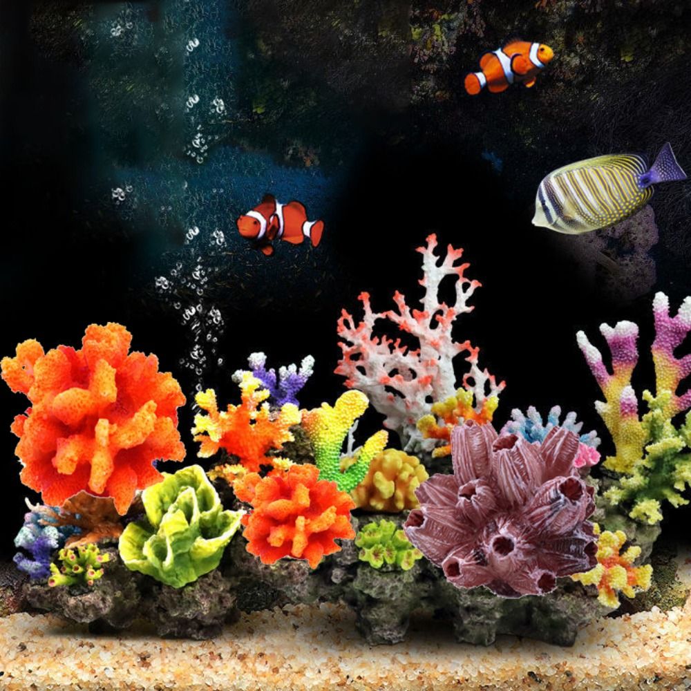 다채로운 1PC 실물 같은 인공 시뮬레이션 수중 바다  - Aquarium Plant Substrate 리뷰 및 가격